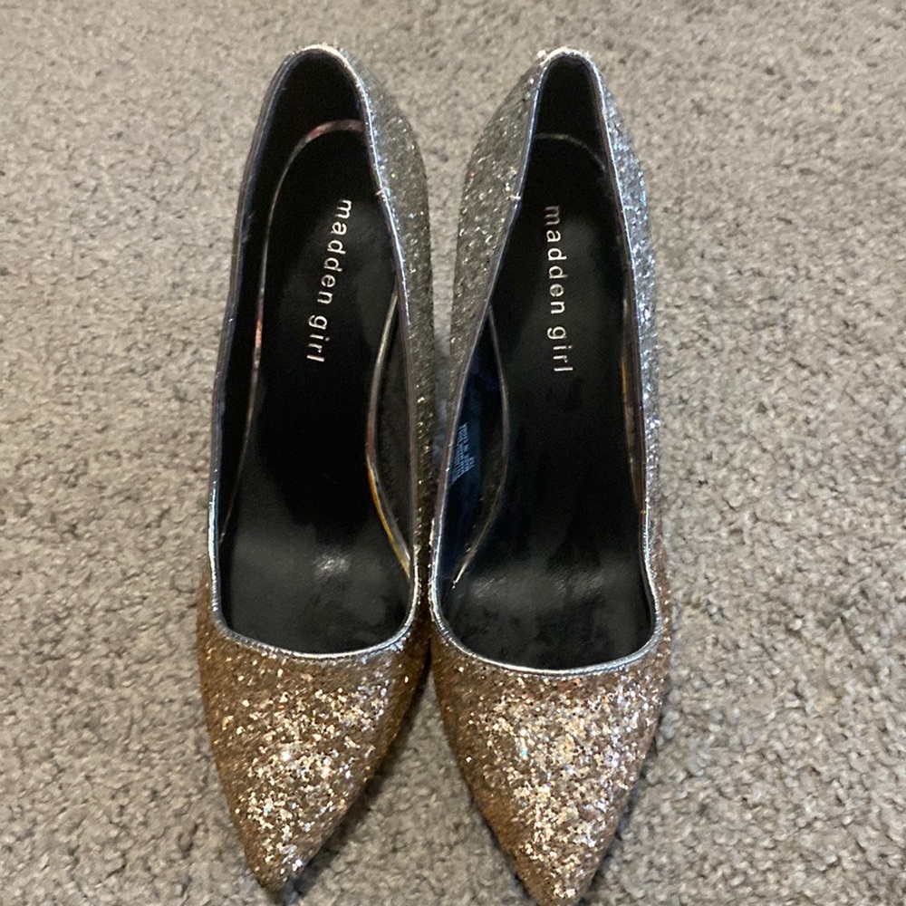 Madden girl two tone heels